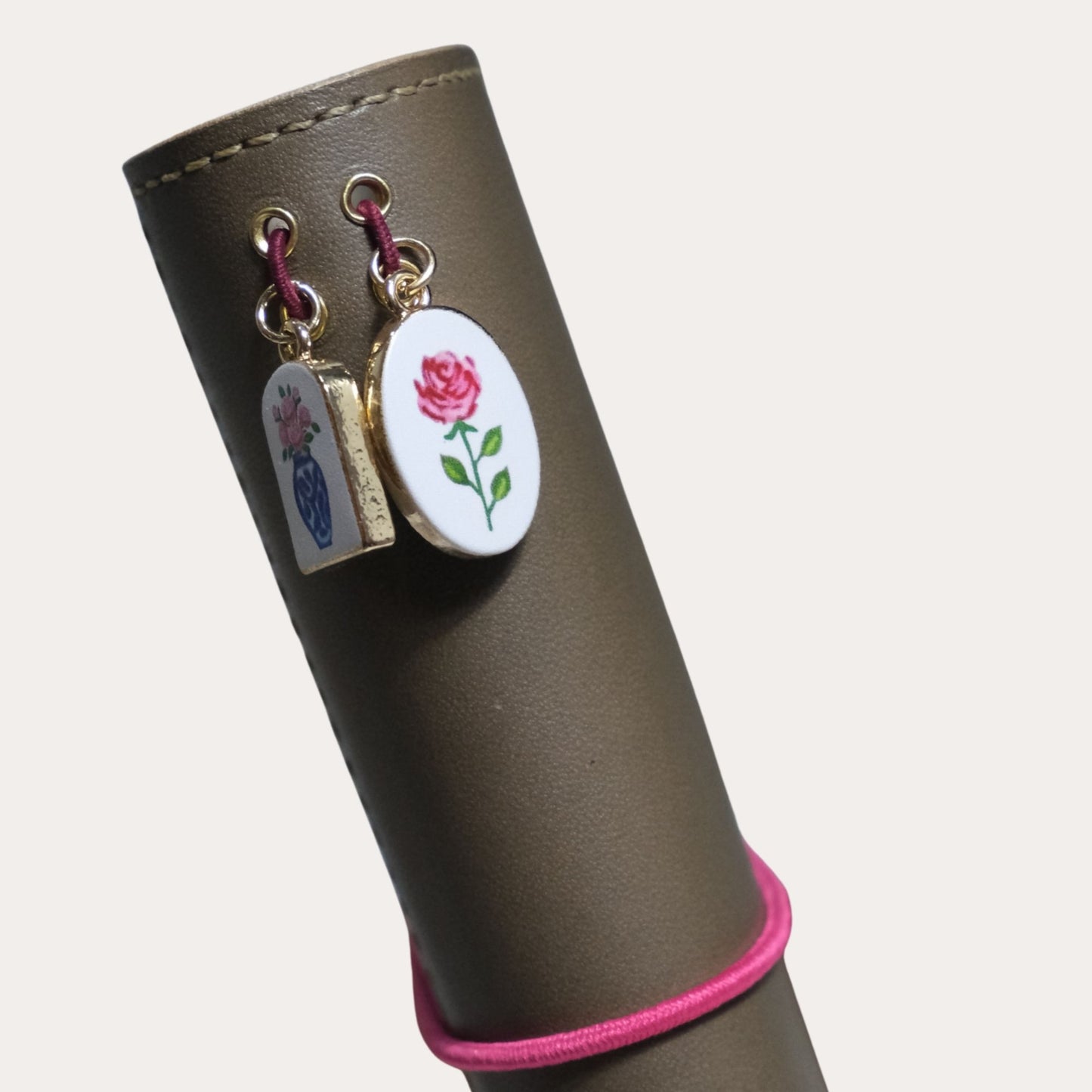 Painted Red Rose 2.0 cm