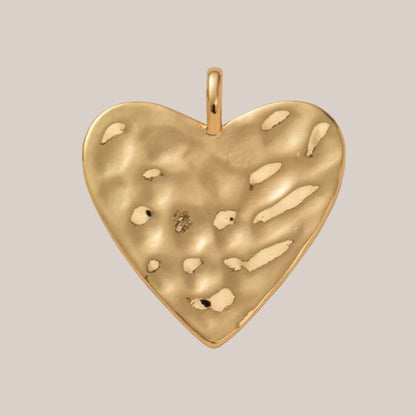 Textured Heart 2.5 cm