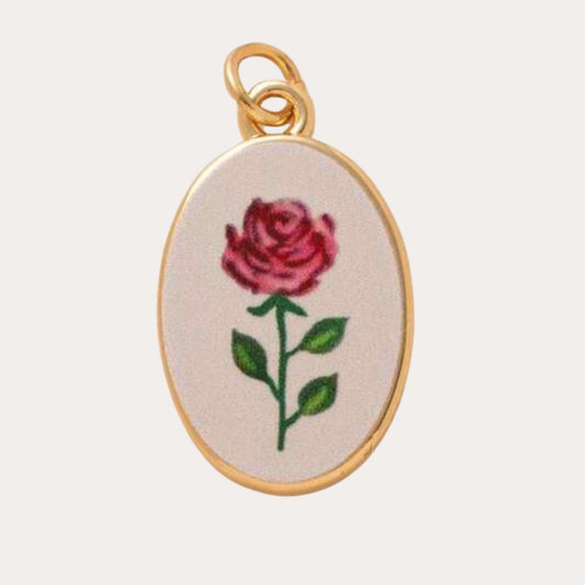 Painted Red Rose 2.0 cm
