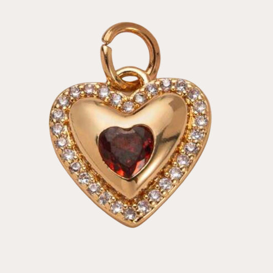 Gold Heart 1.2 cm